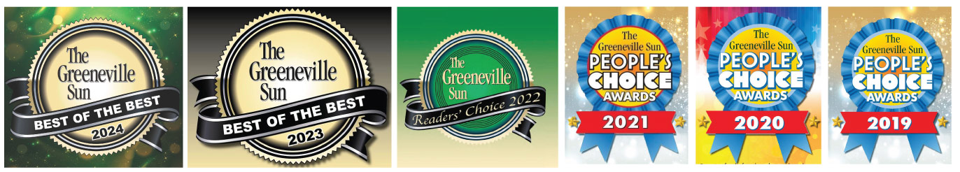 Greeneville Sun Best of Awards six badges for 2019-2024
